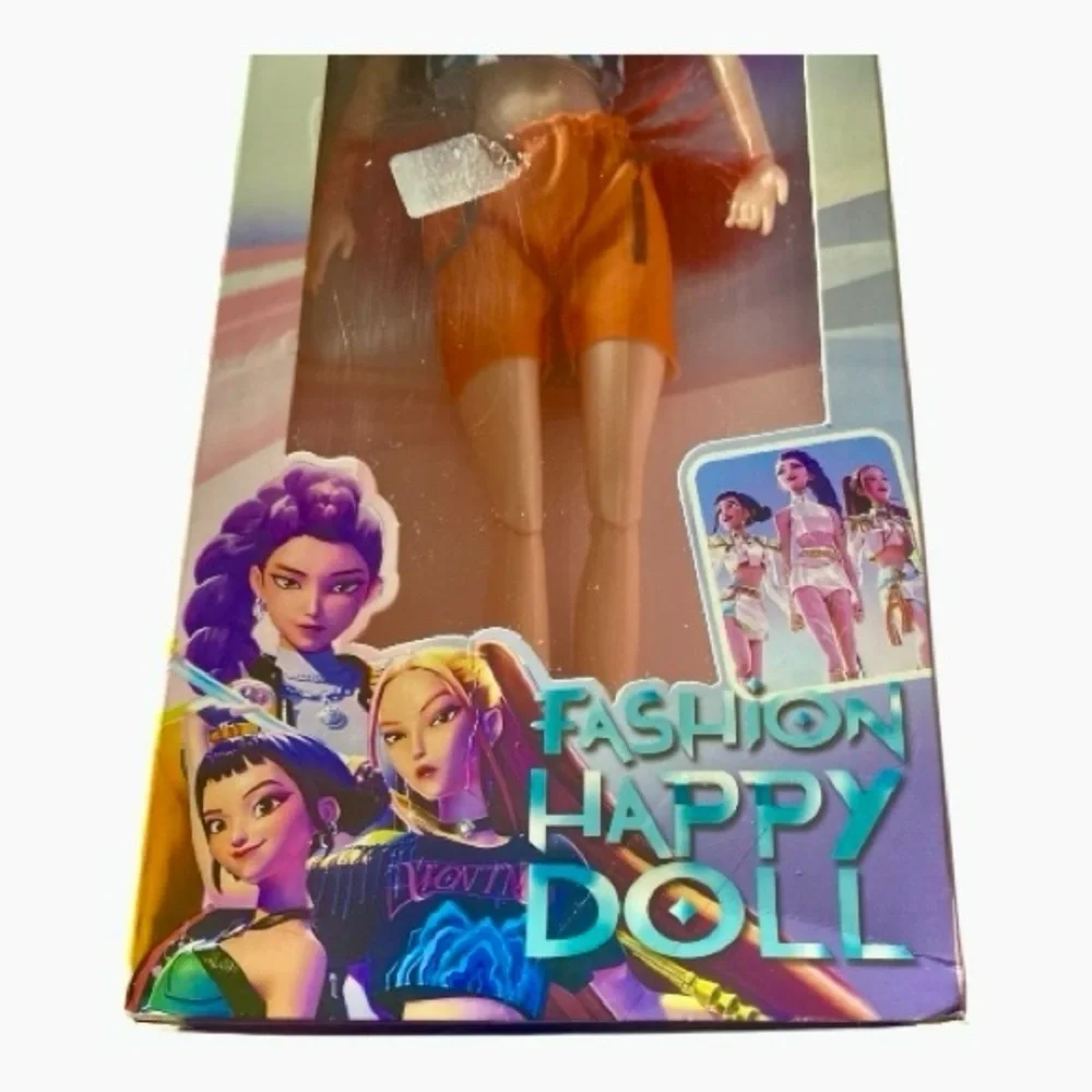 NWT-KPOP DEMON HUNTERS-MIRA SINGING DOLL & PUFFY MEMO BOOK WITH PEN